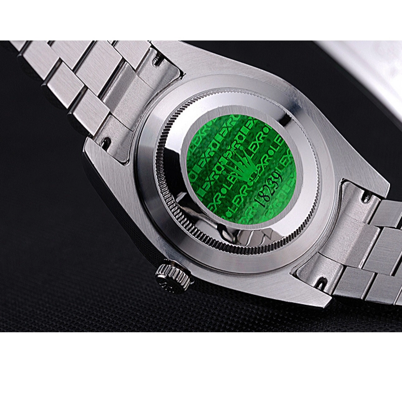Aaa replica Bracelet Dial White Steel Stainless Day-Date Rolex 622547 0612